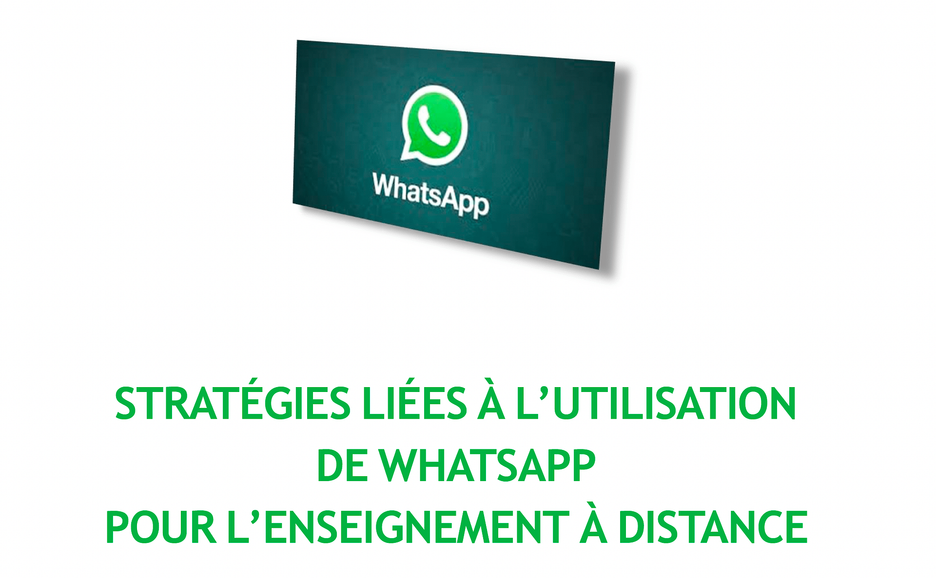 Whatsapp strategies french